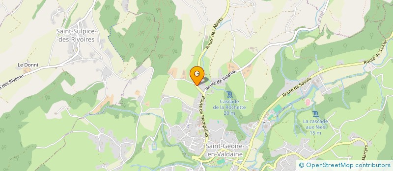 localisation de l'entreprise SCM GROUPE MEDICAL VALDAINE  SAINT-GEOIRE-EN-VALDAINE