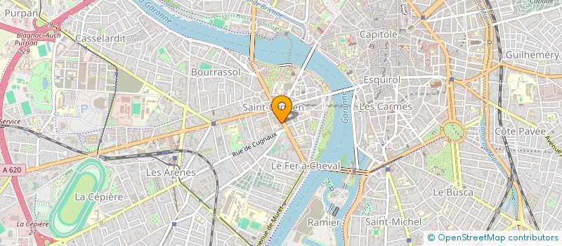 localisation de l'entreprise SCM GROUPE ORL RIVE GAUCHE à TOULOUSE