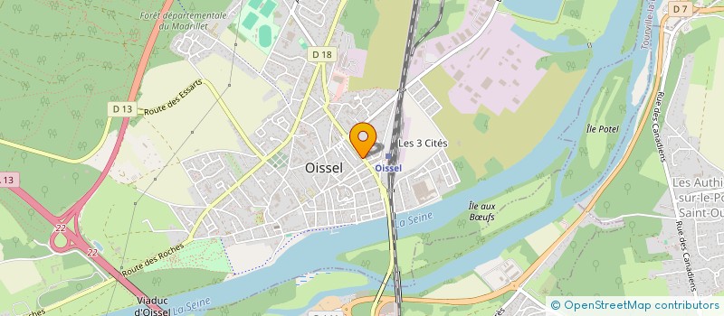 localisation de l'entreprise SCM GROUPE PARA MEDICAL COTONI à OISSEL