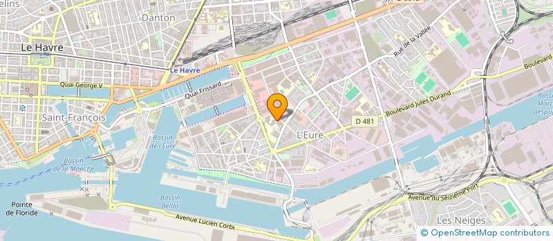 localisation de l'entreprise SCM GROUPE RADIOLOGIQUE HAVRAIS à LE HAVRE