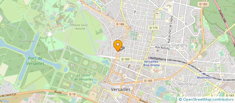localisation de l'entreprise SCM GROUPE VERSAILLES à VERSAILLES