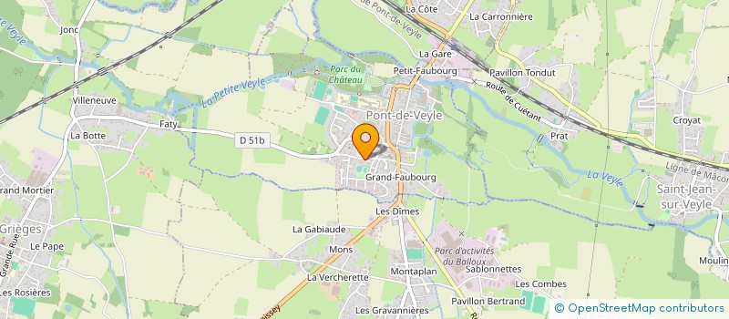 localisation de l'entreprise SCM GROUPEMENT INFIRMIERS à PONT-DE-VEYLE