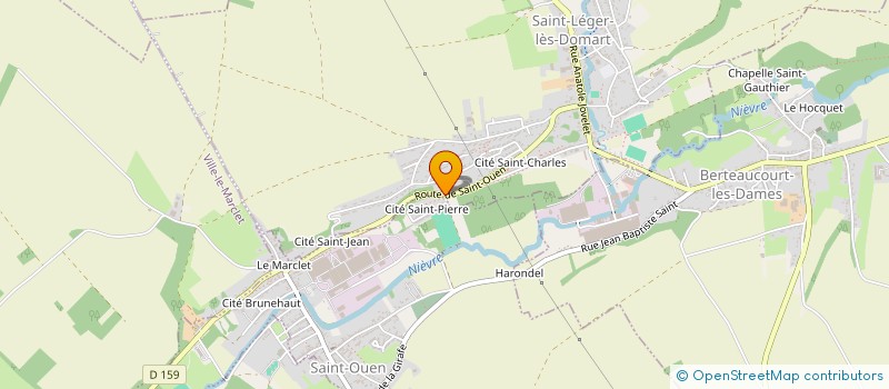 localisation de l'entreprise SCM GROUPEMENT MEDICAL DE L'ARBRET à SAINT-OUEN