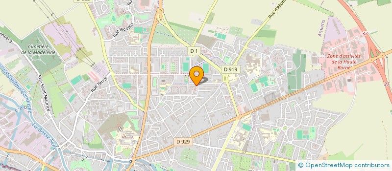 localisation de l'entreprise SCM GROUPEMENT SOINS MEDICAUX INFIRMIERS à AMIENS