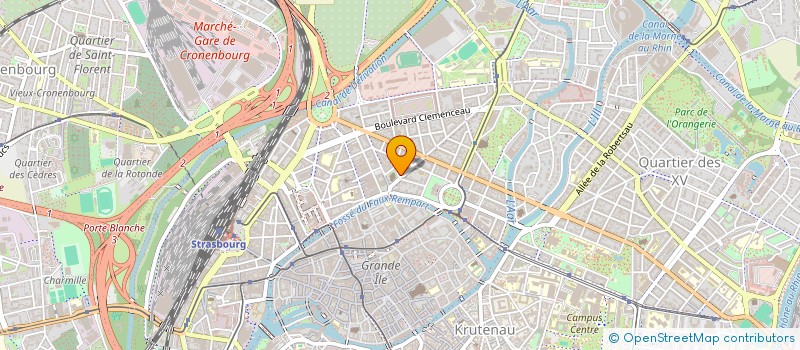 localisation de l'entreprise SCM GROUPEMENT STRASBOURGEOIS D AVOCATS à STRASBOURG