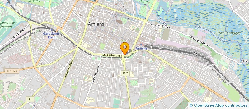 localisation de l'entreprise SCM GUEDJ WAROQUET à AMIENS