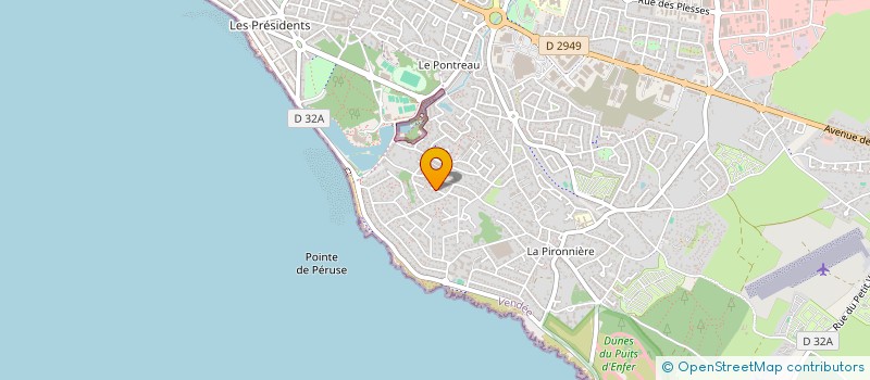 localisation de l'entreprise SCM GUERIN-TEINTURIER-BOSSIS à LES SABLES D'OLONNE