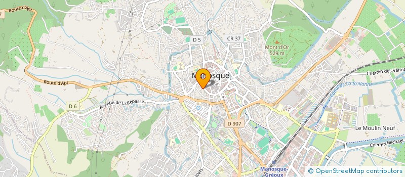localisation de l'entreprise SCM GUIGES - NAUJON à MANOSQUE