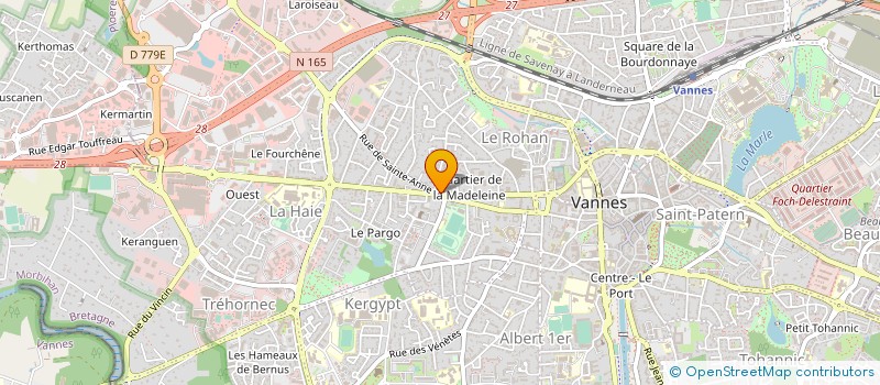 localisation de l'entreprise SCM GUIOLET MANOUVRIER à VANNES