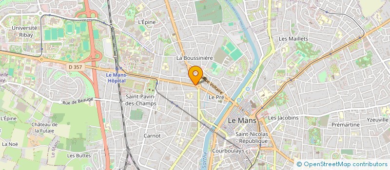 localisation de l'entreprise SCM GURJII  LE MANS