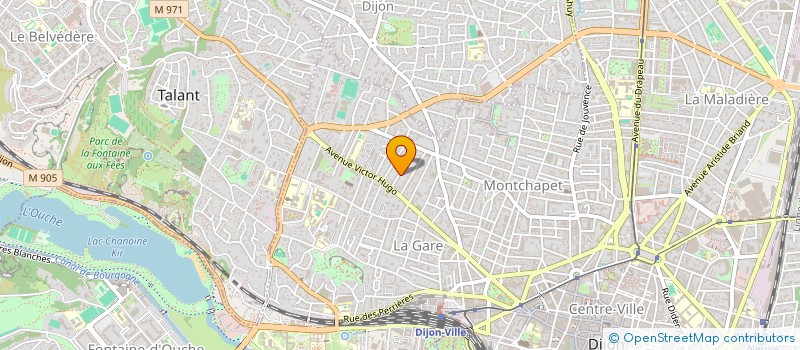 localisation de l'entreprise SCM GURRIERI PERRIN BONVALOT à DIJON