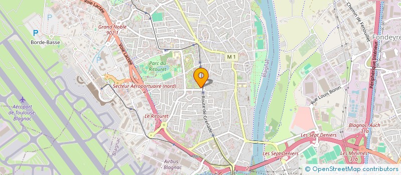 localisation de l'entreprise SCM GUT à BLAGNAC
