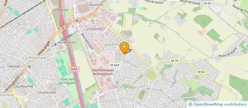 localisation de l'entreprise SCM GYN&CO QUINT  QUINT-FONSEGRIVES