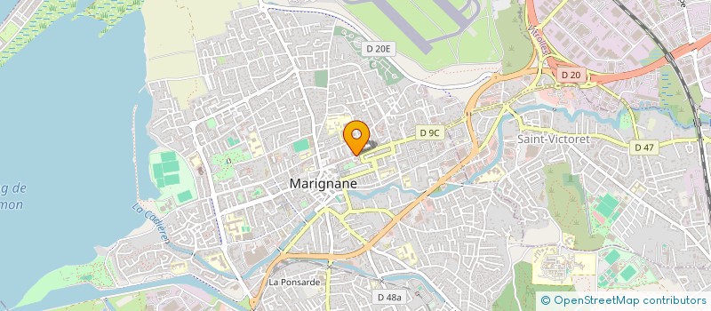 localisation de l'entreprise SCM GYNEOBSTETRIQUE  MARIGNANE