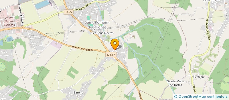 localisation de l'entreprise SCM H2M  SAINT-ROMAIN-DE-JALIONAS