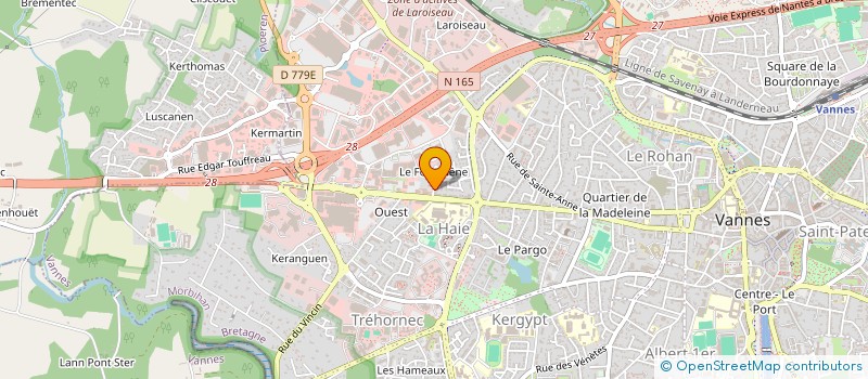 localisation de l'entreprise SCM HAHNEMANN LE NY Y ET MONVOISIN L à VANNES