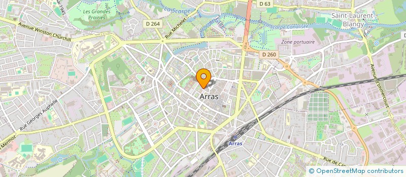 localisation de l'entreprise SCM HANNOY RAJ  ARRAS