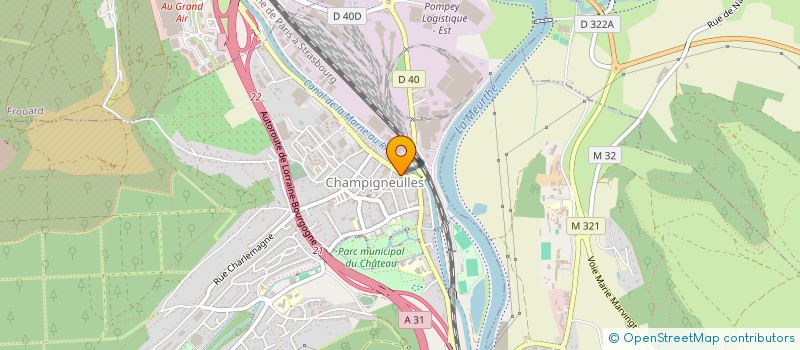 localisation de l'entreprise SCM HARMONIE  CHAMPIGNEULLES