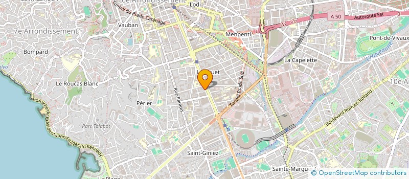 localisation de l'entreprise SCM HAUMONTE MORICE  MARSEILLE