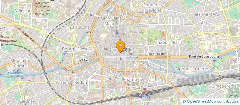 localisation de l'entreprise SCM HENRY POUJADE à RENNES