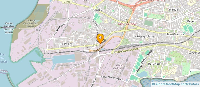 localisation de l'entreprise SCM HERAUD-VIERNE-NAJI  LA ROCHELLE