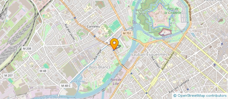 localisation de l'entreprise SCM HERMEUGOZ à LILLE
