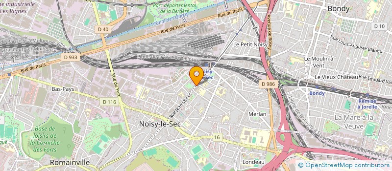 localisation de l'entreprise SCM HERVY LEMOINE à NOISY-LE-SEC