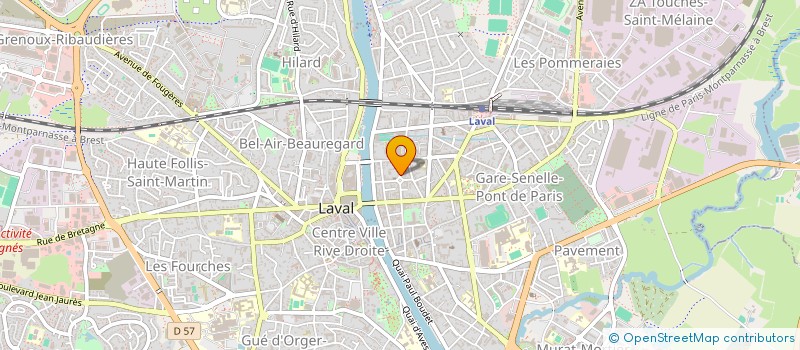 localisation de l'entreprise SCM HESPEL LOVENOU à LAVAL