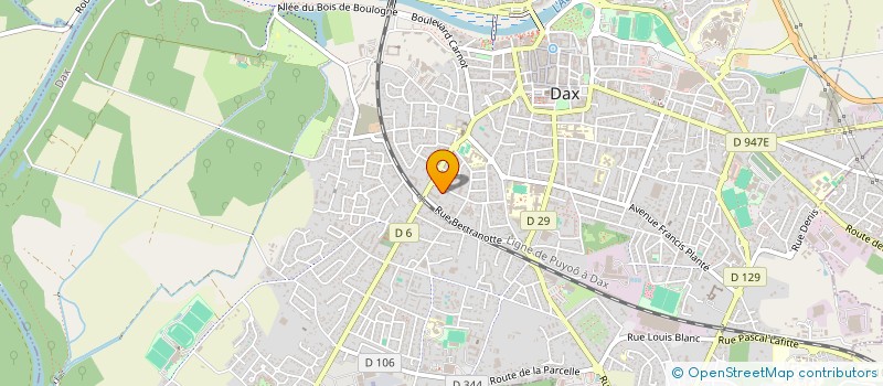 localisation de l'entreprise SCM HEUGAS COURREGES à DAX