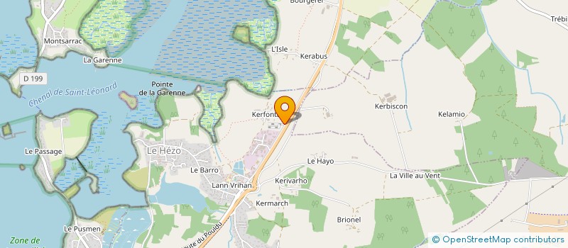 localisation de l'entreprise SCM HEZODONTE  LE HEZO