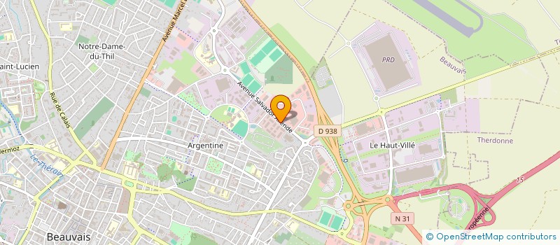 localisation de l'entreprise SCM HIPPO5  BEAUVAIS