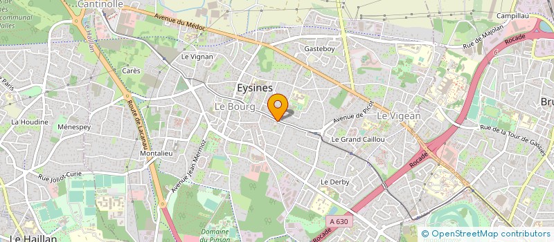 localisation de l'entreprise SCM HIPPOCRATE à EYSINES