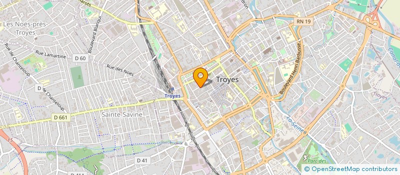localisation de l'entreprise SCM HONNET AVOCATS à TROYES