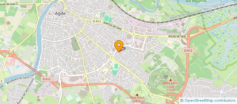 localisation de l'entreprise SCM HOSIRIS à AGDE