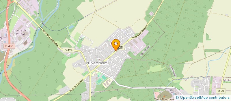 localisation de l'entreprise SCM HUBER ET VILLEMAIN  PULVERSHEIM