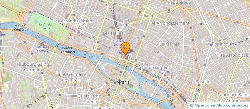 localisation de l'entreprise SCM HUILLIER-ANQUETIL  PARIS