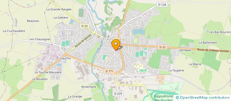 localisation de l'entreprise SCM HUMEAU - SALMON  CRAON