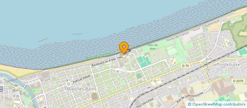 localisation de l'entreprise SCM HURET ET CHARLET à DUNKERQUE