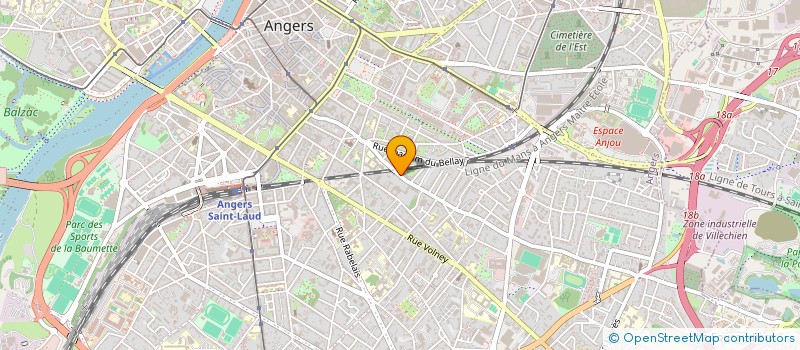 localisation de l'entreprise SCM HYDRO RHUMATOLOGIE CLINIQ ST LEONARD à ANGERS