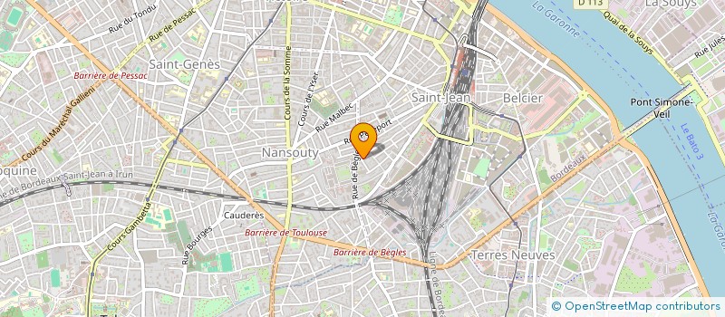 localisation de l'entreprise SCM HYGEE  BORDEAUX