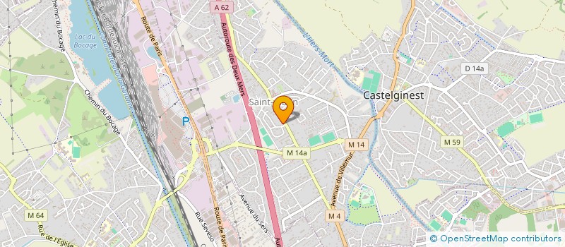 localisation de l'entreprise SCM I N C A.  SAINT-ALBAN