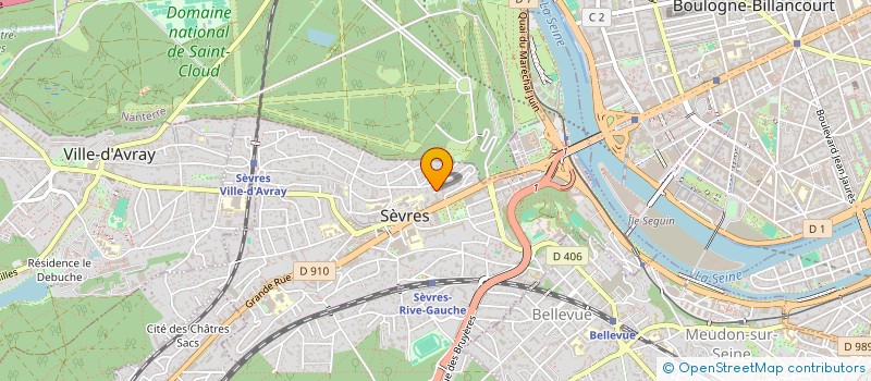localisation de l'entreprise SCM I.O.S. à SEVRES