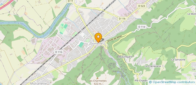 localisation de l'entreprise SCM I.SIMON  DOMENE