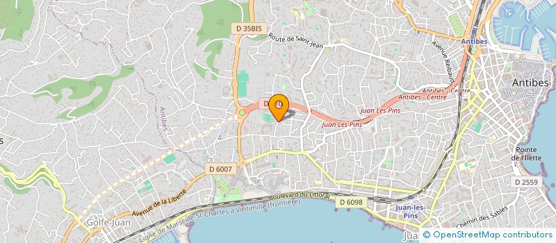 localisation de l'entreprise SCM IATRALIPTA à ANTIBES