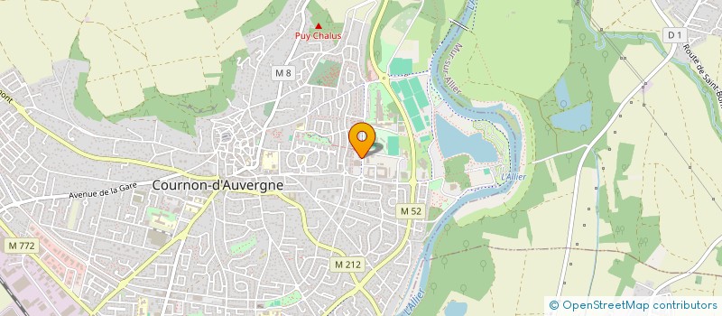 localisation de l'entreprise SCM IDA à COURNON-D'AUVERGNE