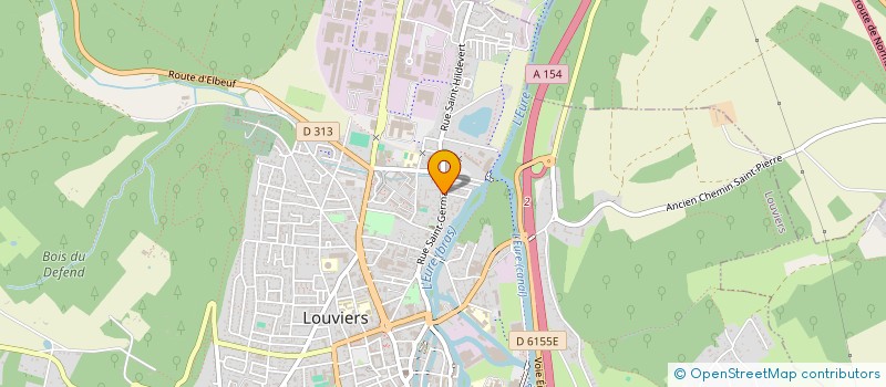 localisation de l'entreprise SCM IDE à LOUVIERS