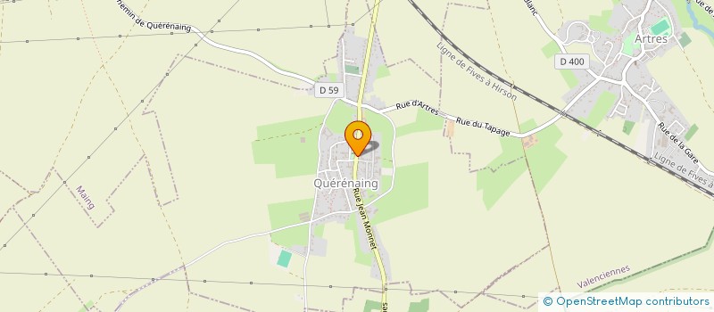 localisation de l'entreprise SCM IDE DE QUERENAING  QUERENAING
