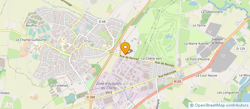 localisation de l'entreprise SCM IDE LE RHEU à LE RHEU