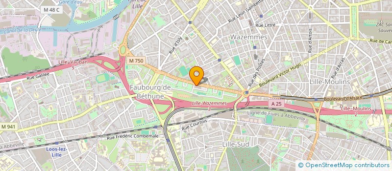 localisation de l'entreprise SCM IDEL BDM  LILLE