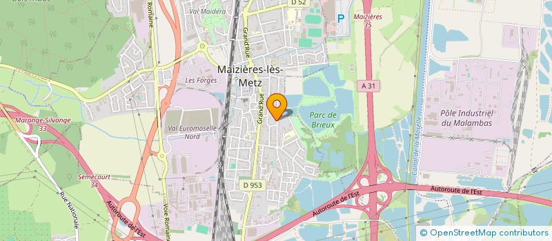 localisation de l'entreprise SCM IDEL CUR DE VILLE  MAIZIERES-LES-METZ